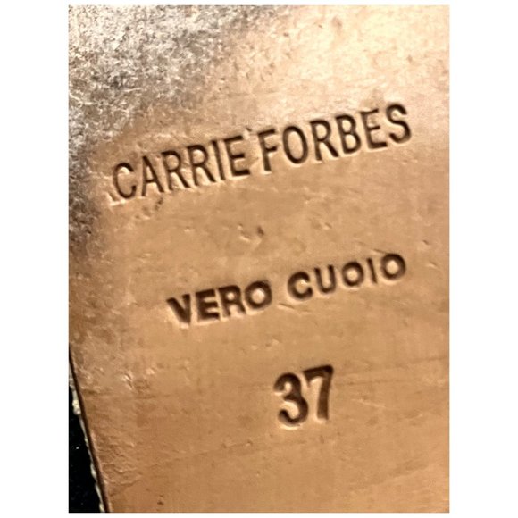 CARRIE FORBES Adam Woven Raffia Slide Sandal Size 7/37 - Picture 12 of 13